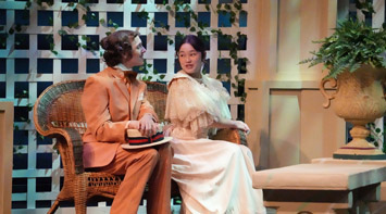 SIUE students is acting at Dunham Hall Theater.