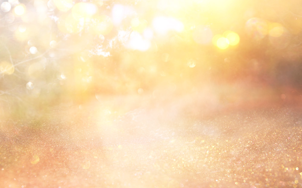 Bubbles gold background