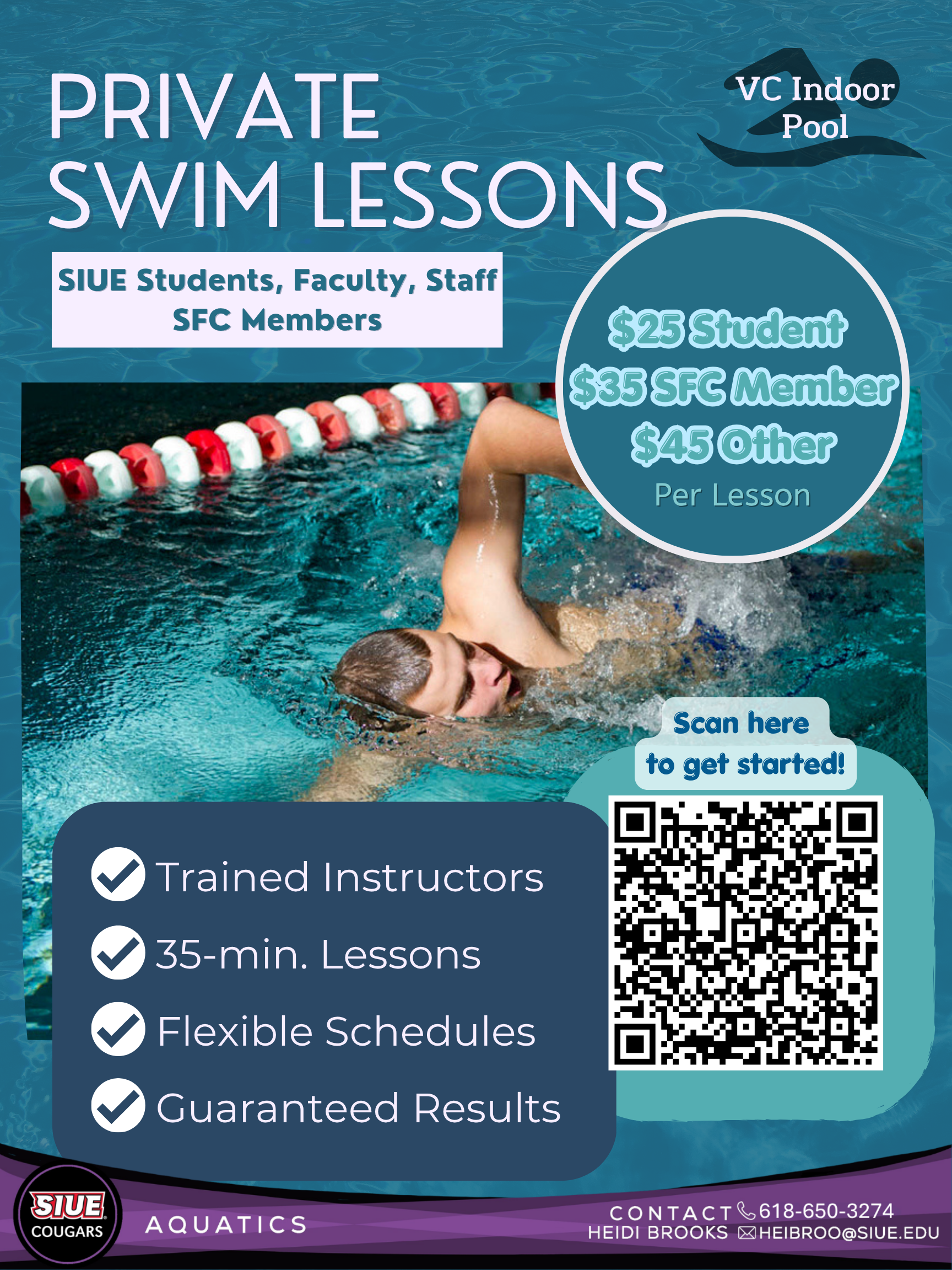 Private Swim Lessons Flyer