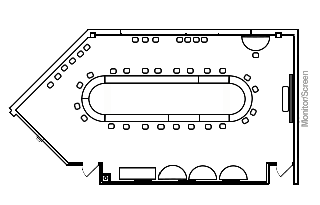 Diagram of room 2074