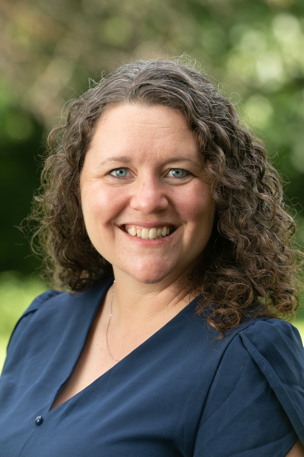 A portrait photo of Megan Carbello, CFRE