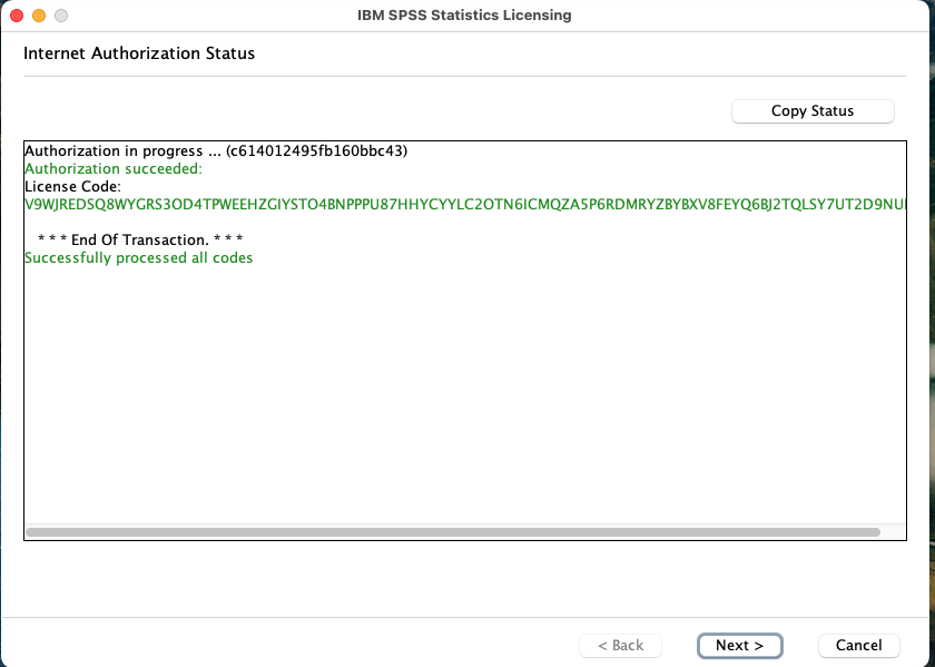 spss success