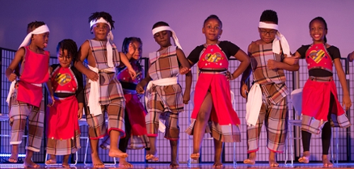 Students in the East St. Louis Center for Performing Arts program are seen performing in this summer and previous productions.