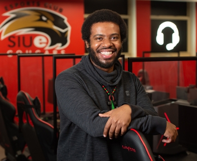 SIUE senior psychology major and Esports Club President David Sissac.