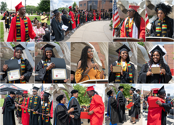 Graduation of SIUE East St Louis Charter High School