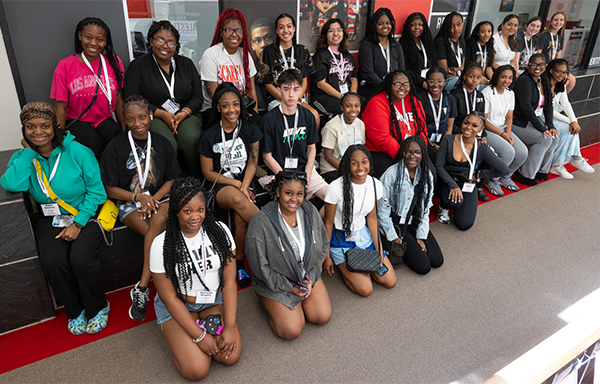 Group photo of summer campers in Imagine Success