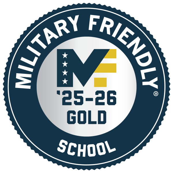this is the official mark and logo of the Gold Rank of the Military Friendly certificate from VIQTORY