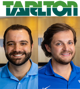 Digital graphic of Tarlton's Tyler Sneed