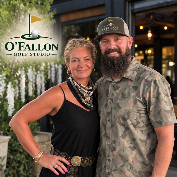 Owners Phillip and Heather Vickery stand close together in front of their establishment