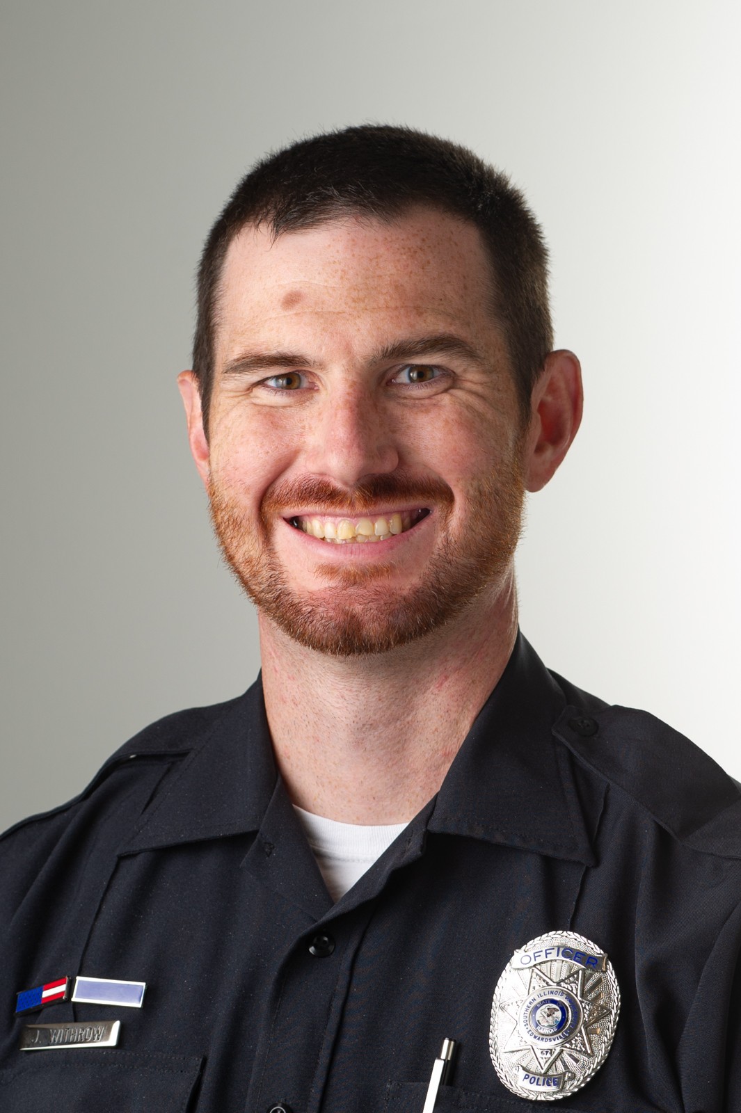 A portrait photo of Jeffrey Withrow, #12-129