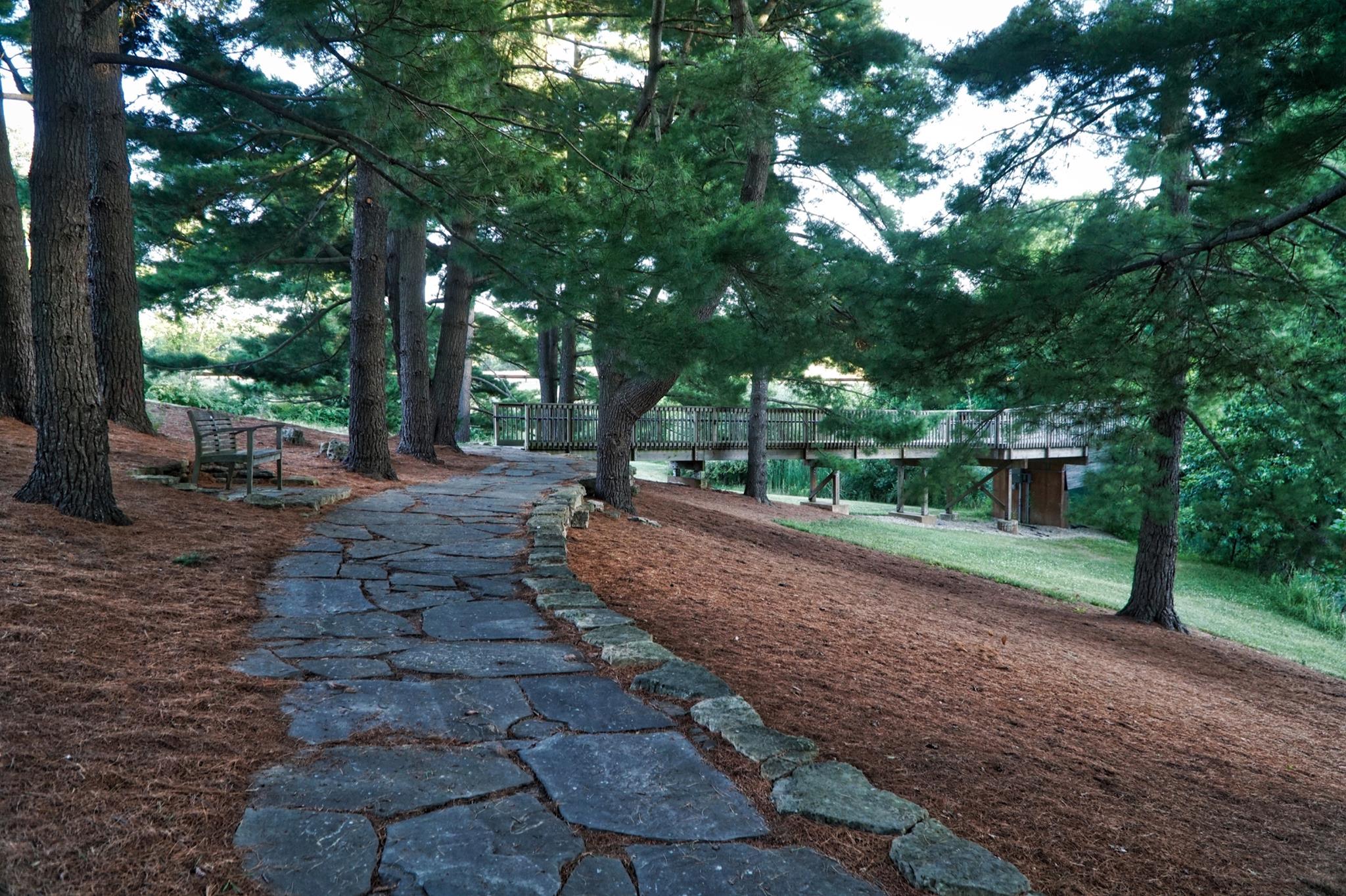 Gardens at SIUE path