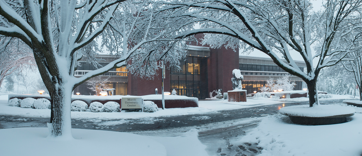 Snowy campus, picture of the MUC
