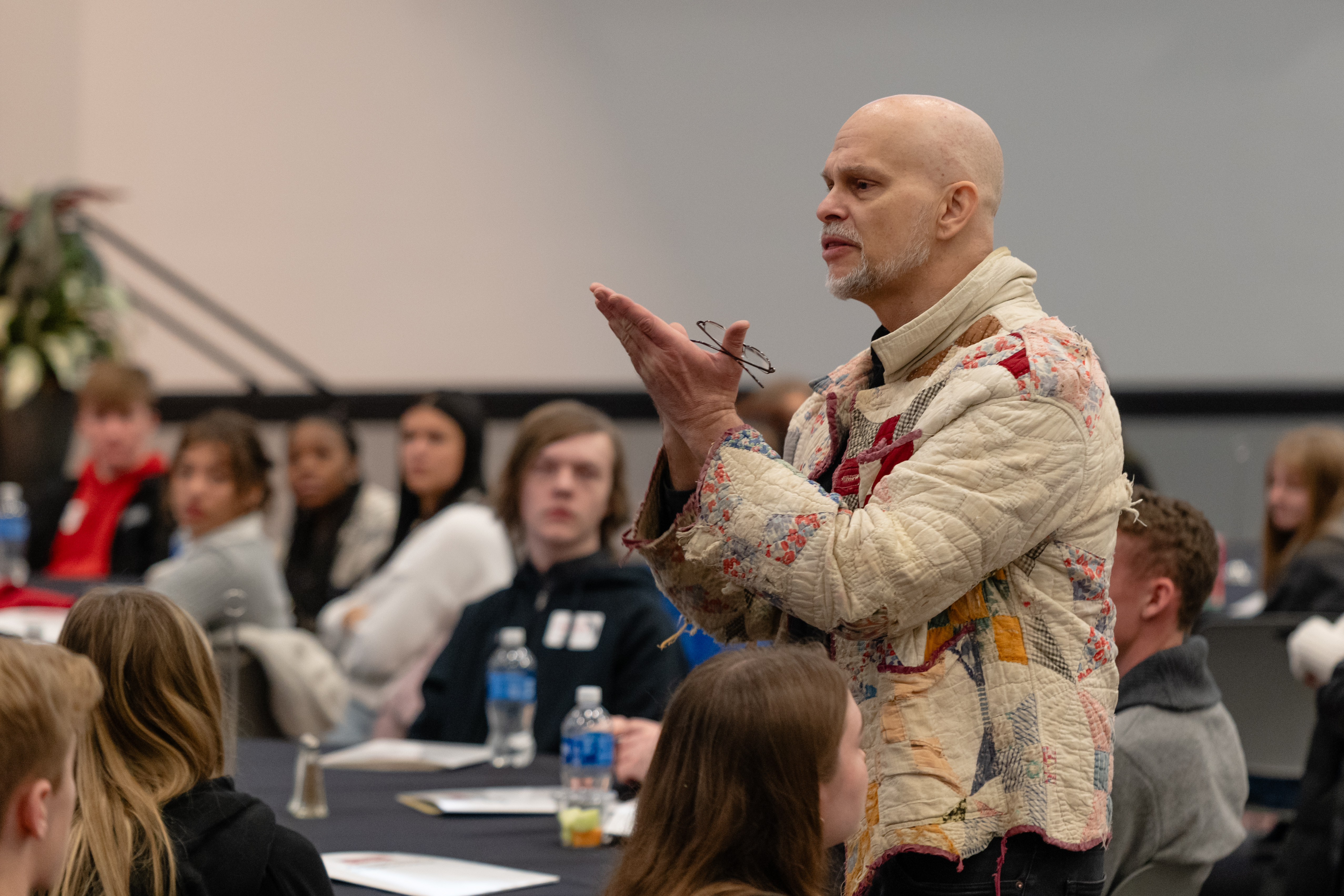 Eric Ruck speaking at Honors Scholarship Day 2025