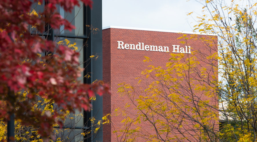 Rendleman Hall Exterior Sign