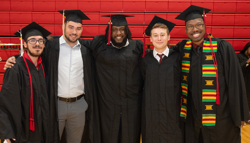 SIUE students graduating